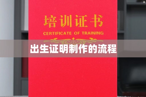 连山出生证明制作的流程