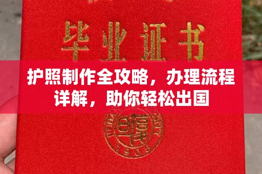 双江护照制作全攻略，办理流程详解，助你轻松出国